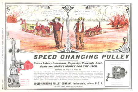 Iron Age Ads: Speed-Changing Pulley Has Big Impact Image